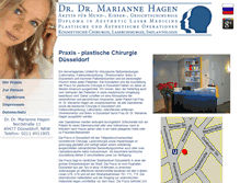 Tablet Screenshot of dr-med-hagen.de